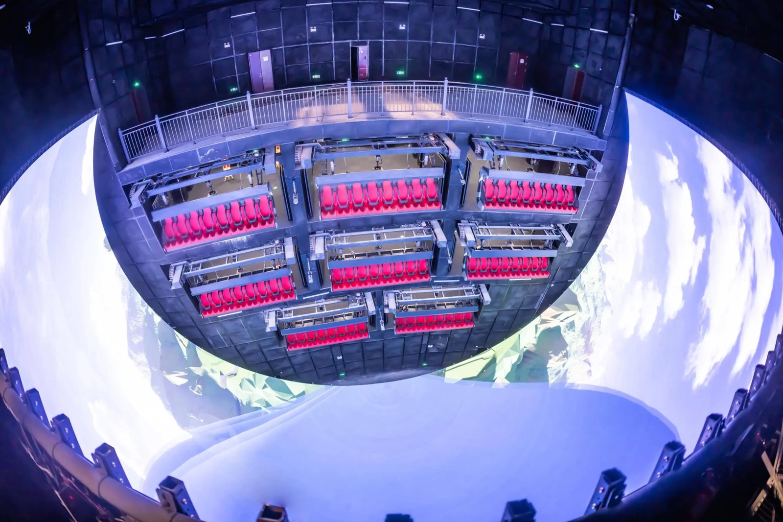 Flying Theater machinery