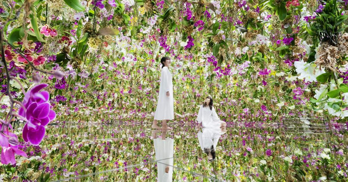teamLab SuperNature flowers